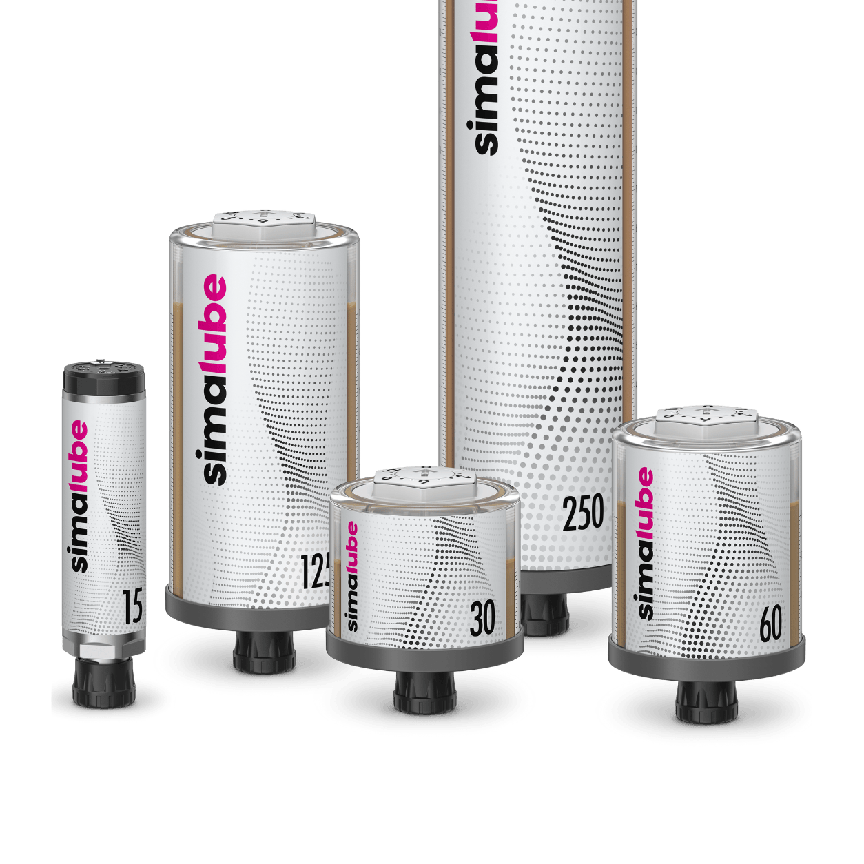 Simalube Automatic Lubricators (15ml – 250ml) | Continuous Lubrication System